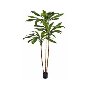 Cordyline artificial - Planta de 3 troncos con encanto