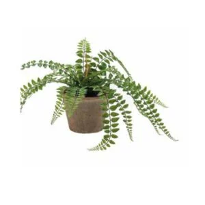 Helecho vintage pot - Planta artificial realista de 50 cm